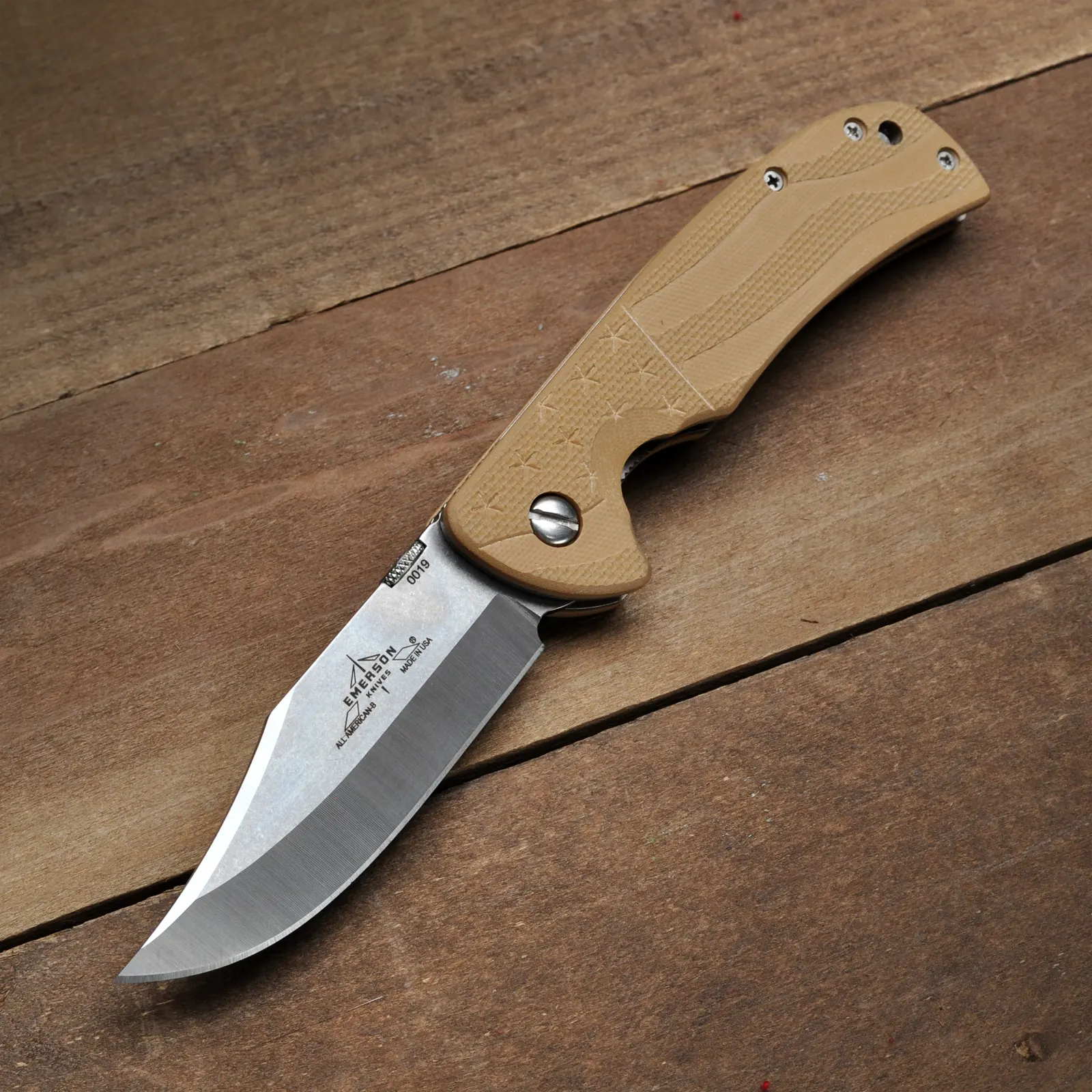 All American Bowie SF Tan Flag Handles
