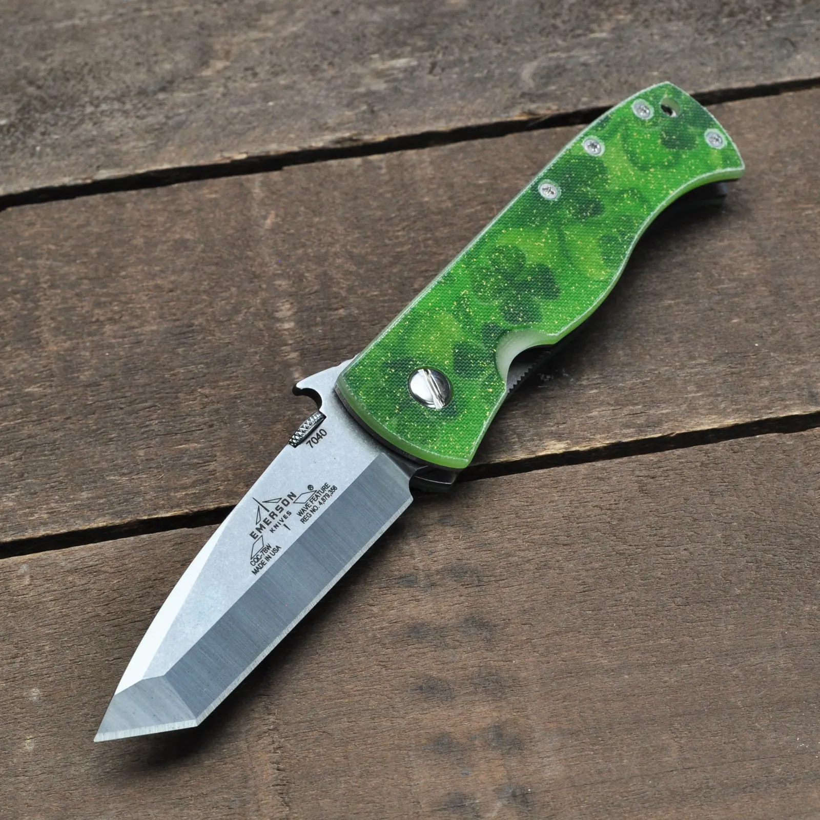CQC-7BW SF Gold Dust Shamrock Green