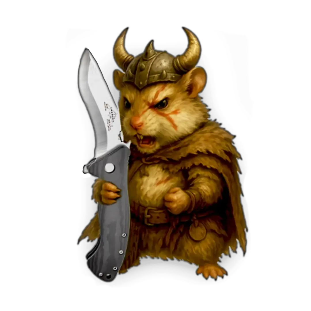 Viking Hamster Sticker